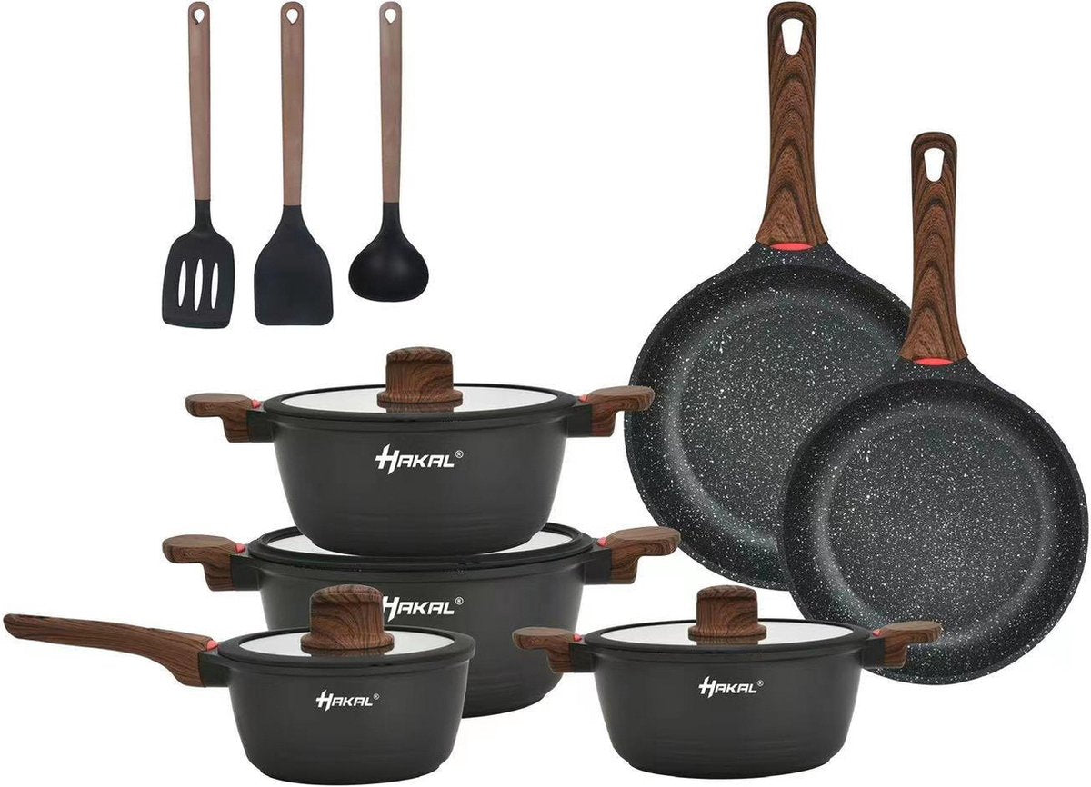 13-delige Luxe Pannenset – Voor Elke Keuken