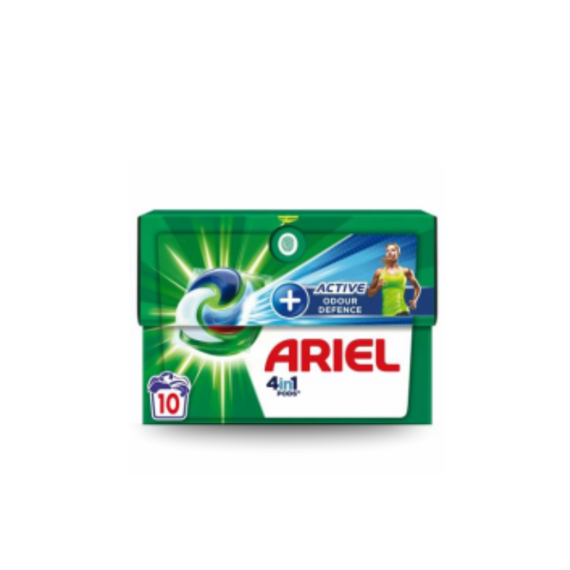 Ariel - Wasmiddel - Pods - Active + Odor Defence - 10Wb/236g.