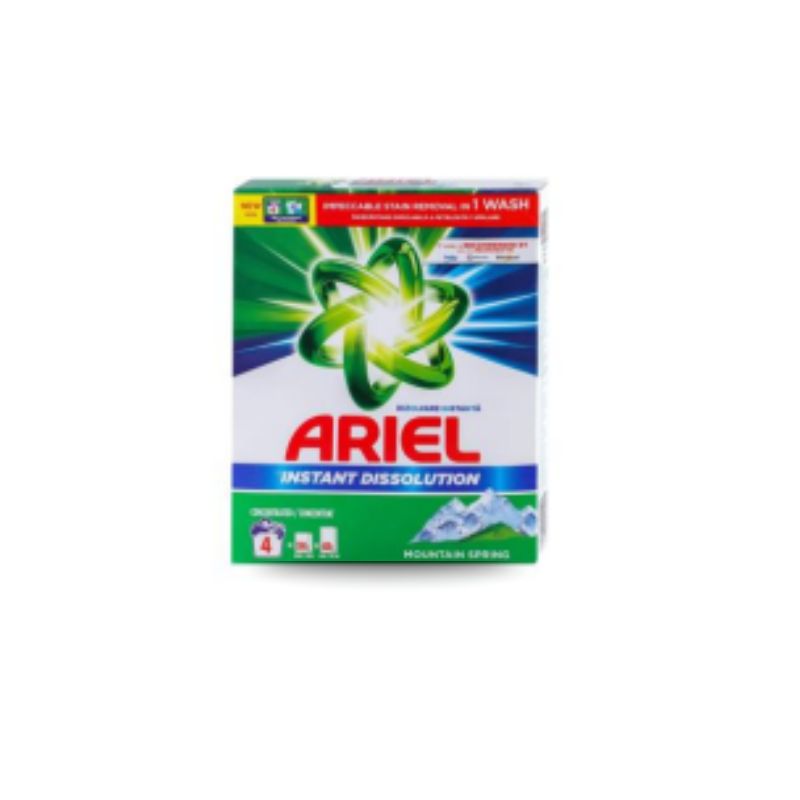 Ariel - Wasmiddel - Poeder - Mountain Spring - 4Wb/300g