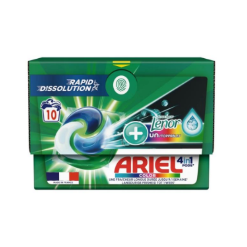 Ariel - Wasmiddel - Pods - Color + Unstoppables - Touch of Lenor - 10Wb/215g