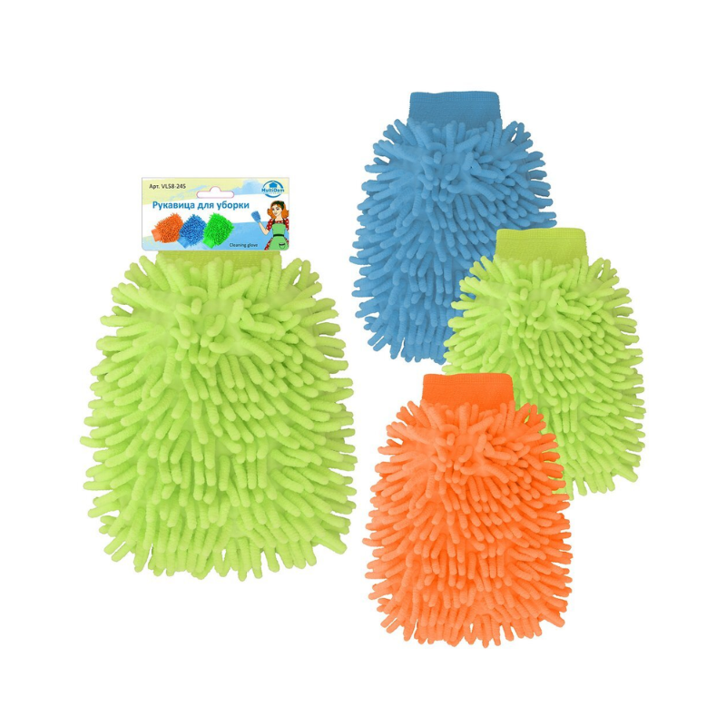 CHENILLE MOP HANDSCHOENEN 13X19,5 CM