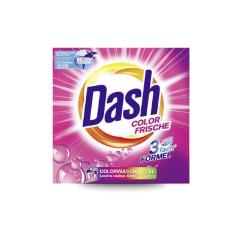 Dash - Wasmiddel - Waspoeder - Color Frische - 18Wb/1.17kg