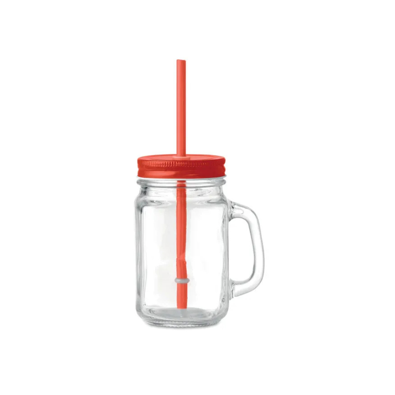 GLASPOT MET RIETJE 450ML 4 ASSORT (yellow, green,red,bleu)